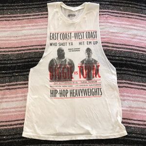 Biggie vs Tupac Muscle Tee